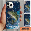 Maxcorners Fishing Phone Case Dynamic Water Motion Custom Name Phone Case