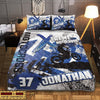 Maxcorners Motocross 29 Multicolor Option Personalized Bedding Set