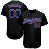 Maxcorners Custom Black Royal-Red Authentic Baseball Jersey LM2605