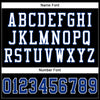 Maxcorners Custom Black Royal-White Mesh Authentic Classic Football Jersey LM2605