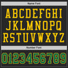 Maxcorners Custom Black Kelly Green-Yellow Mesh Authentic Football Jersey LM2605