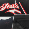 Maxcorners Custom Black Steel Gray Mesh Authentic Throwback Baseball Jersey LM2605