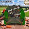Maxcorners Green Pull Labrador Shooter Trap Shooting Personalized Name 3D Cap