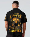 Maxcorners Life Is Better Around The Campfire Bigfoot All Over Print LM2101