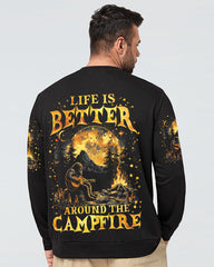 Maxcorners Life Is Better Around The Campfire Bigfoot All Over Print LM1601