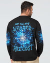 Maxcorners Not All Who Wander Are Lost Compass All Over Print LM2101
