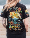 Maxcorners Not All Who Wander Are Lost Compass All Over Print LM2101