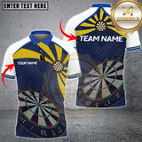 Maxcorners Dartboard Jersey Vector Multioptions Customized Name, Team Name 3D Shirt (4 Colors)