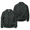 Maxcorners Stick Figure Golf Pose St Patrick's Day Shamrock Black Golf Shirt, Polo Shirts For Men, Golf Shirts For Men