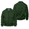 Maxcorners Neon Green Cocktails Three Leaf Clover St Patrick's Day Golf Shirt, Golf Gift For Men, Golf Shirts For Men