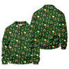 Maxcorners St Patrick's Day Leprechaun Golf Pose Irish Flags Shamrock Golf Shirt, Golf Tops For Men, Golf Shirts For Men