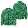 Maxcorners St Patrick's Day Beer Four Leaf Clovers Gold Pots Green Golf Shirt, Polo Shirts For Men, Golf Shirts For Men