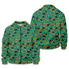 Maxcorners Shamrock Beer Lucky Four Leaf Clover St Patrick's Day Pot Of Gold Polo Shirts For Men, Golf Gift For Men