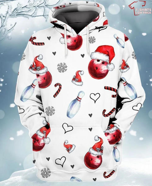 Maxcorners Bowling Christmas 3D Shirt