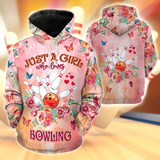 Maxcorners Bowling Flower 3D Shirt