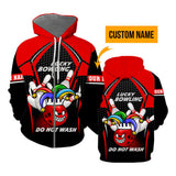 Maxcorners Bowling Mardi Gras 3D Custom Name Shirt