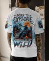 Maxcorners Born To Explore Destined To Be Wild Bigfoot Halloween All Over Print LM2101