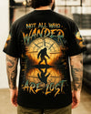 Maxcorners Not All Who Wander Are Lost All Over Print LM1501