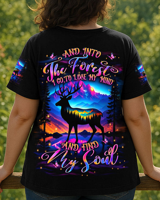 Maxcorners And Into The Forest I Go Deer All Over Print LM1501