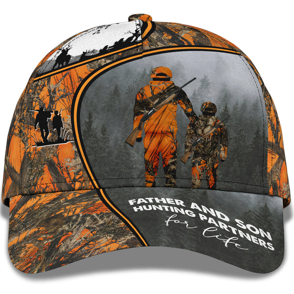 Maxcorners Father And Son Hunting Personalized Cap