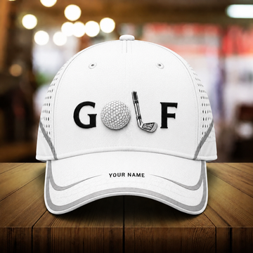 Maxcorners Fairway Prestige 3D Golf Personalized Name Cap