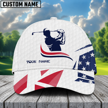 Maxcorners Impact Shot 3D Golf Personalized Name Cap