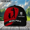 Maxcorners Cooler Golfer Premium Personalized Name All Over Printed Cap