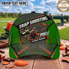 Maxcorners Green Pull Labrador Shooter Trap Shooting Personalized Name 3D Cap