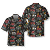 Maxcorners Colorful Hot Rod Pattern Hawaiian Shirt
