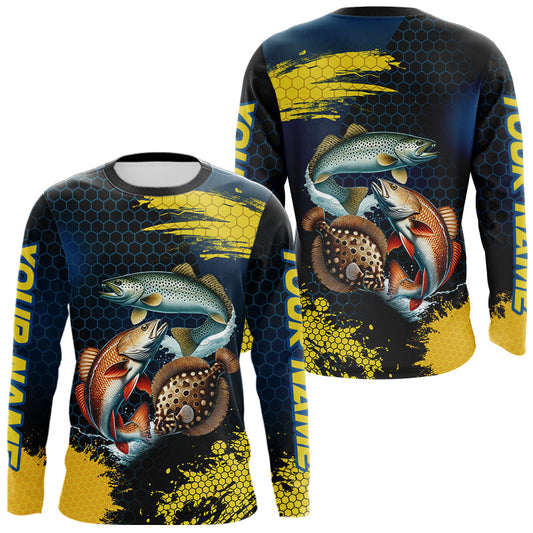 Maxcorners Blue and Yellow Camo Texas Slam LM0106
