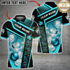 Maxcorners Bowling Geometric Bowling Ball And Pins Multicolor Customized Name, Team Name 3D Shirts