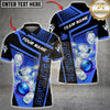 Maxcorners Bowling Geometric Bowling Ball And Pins Multicolor Customized Name, Team Name 3D Shirts