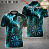 Maxcorners Darts Fire Phoenix Dartboard Flame Design Multicolor Customized Name, Team Name 3D Shirts