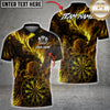 Maxcorners Darts Fire Phoenix Dartboard Flame Design Multicolor Customized Name, Team Name 3D Shirts