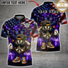 Maxcorners Darts American Flag Funny Dartboard Character Multicolor Customized Name, Team Name 3D Shirts
