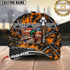 Maxcorners Hunting American Flag Sunset Forest Personalized 3D Cap