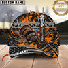 Maxcorners Hunting American Flag Sunset Forest Personalized 3D Cap