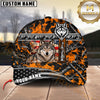 Maxcorners Hunting American Flag Sunset Forest Personalized 3D Cap