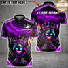 Maxcorners Bowling Crown Bowling Ball Character Lightning Design Multicolor Customized Name, Team Name 3D Shirts