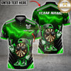 Maxcorners Darts Cool Dartboard Character Lightning Design Multicolor Customized Name, Team Name 3D Shirts