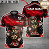 Maxcorners Darts Cool Dartboard Character Lightning Design Multicolor Customized Name, Team Name 3D Shirts