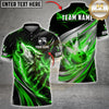 Maxcorners Bowling Howling Wolf Lightning Bowling Ball Design Multicolor Customized Name, Team Name 3D Shirts