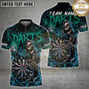 Maxcorners Darts Grim Reaper Dartboard Multicolor Customized Name, Team Name 3D Shirts