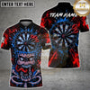 Maxcorners Darts Crazy Skull Dartboard Multicolor Customized Name, Team Name 3D Shirts