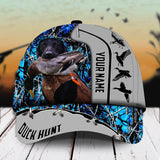 Maxcorners Dog Hunter Camo Pattern 3D Multicolor Personalized Cap