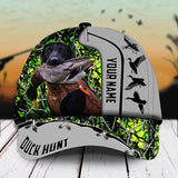 Maxcorners Dog Hunter Camo Pattern 3D Multicolor Personalized Cap