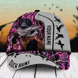 Maxcorners Dog Hunter Camo Pattern 3D Multicolor Personalized Cap