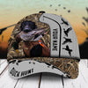 Maxcorners Dog Hunter Camo Pattern 3D Multicolor Personalized Cap