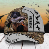 Maxcorners Dog Hunter Camo Pattern 3D Multicolor Personalized Cap