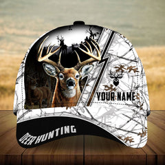 Maxcorners Premium Line Deer Hunting Camo Pattern 3D Multicolor Personalized Cap